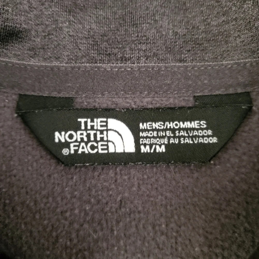 THE NORTH FACE Cugo‎ Charcoal Gray Quarter Zip Pullover Jacket/Coat Men's Size M